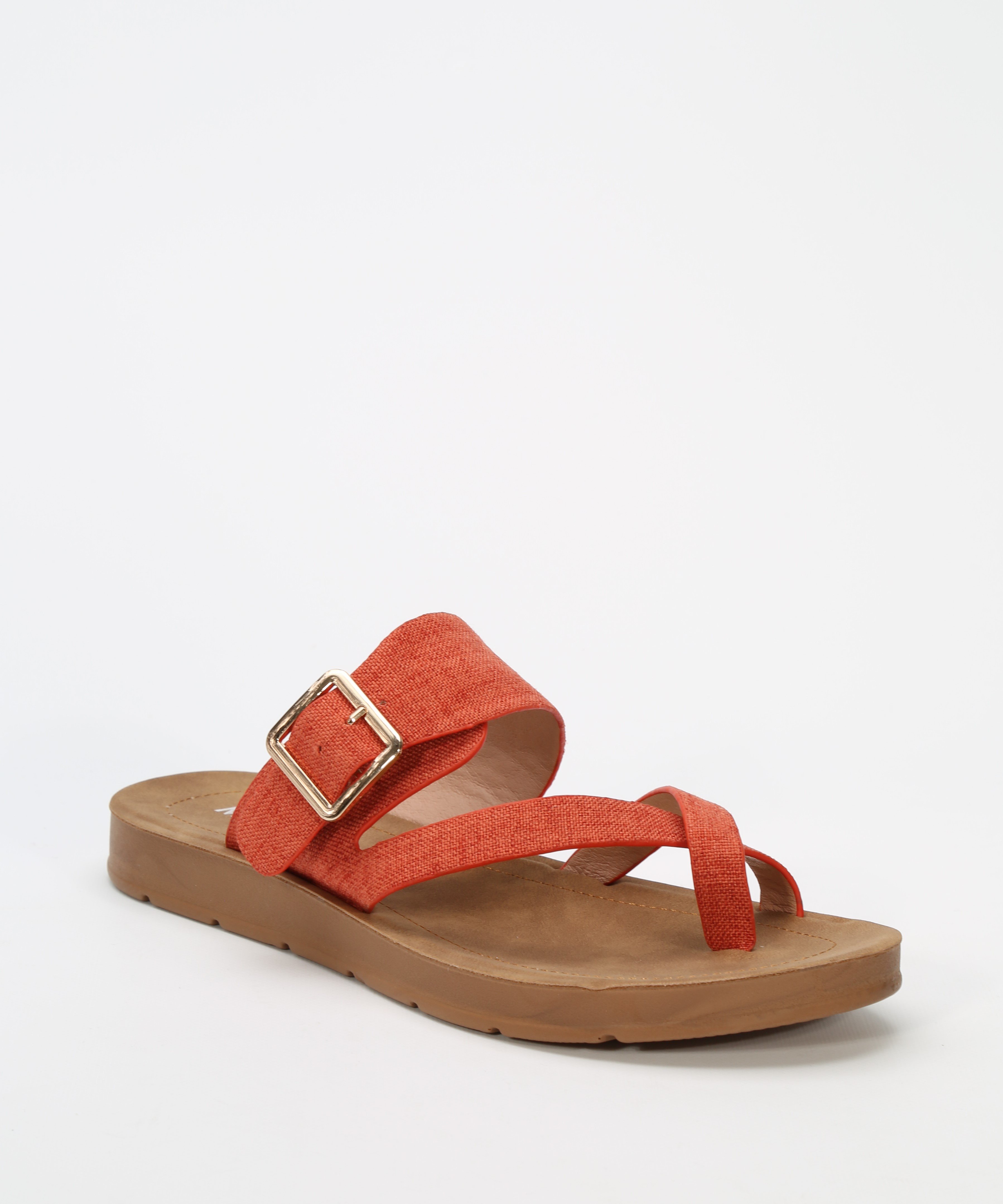 Sandalias planas hebilla image number null